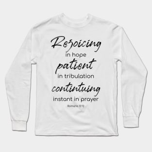 Rejoicing in Hope Long Sleeve T-Shirt